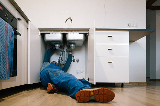 Professional Drain Cleaning technician working in Dolgeville, NY